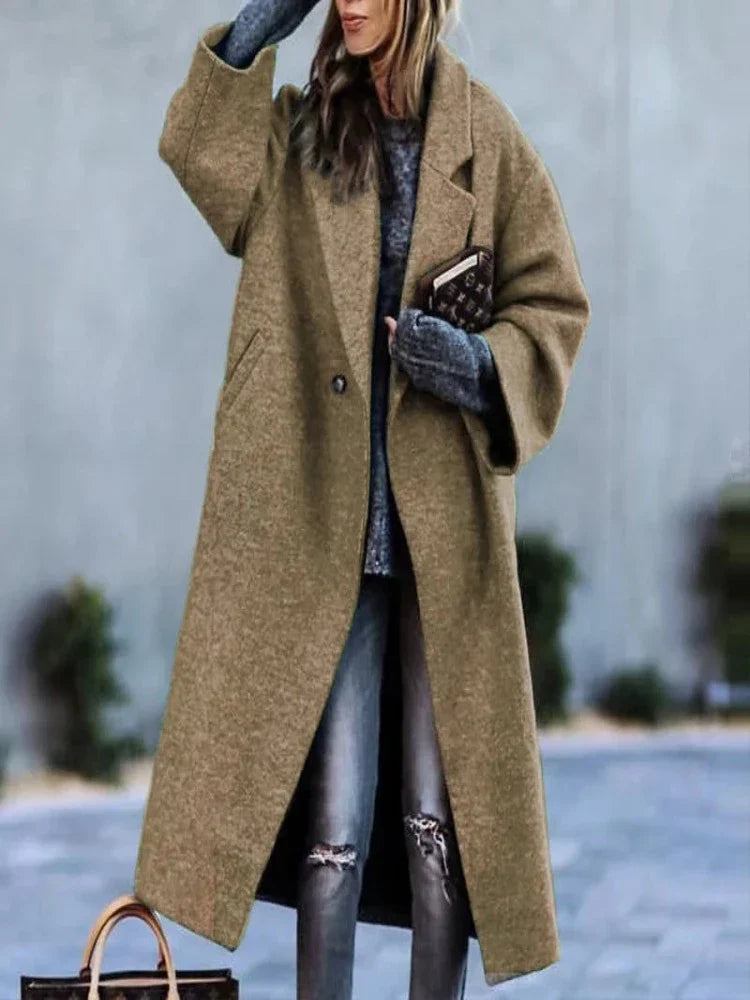 Carolina | Long Knit Coat