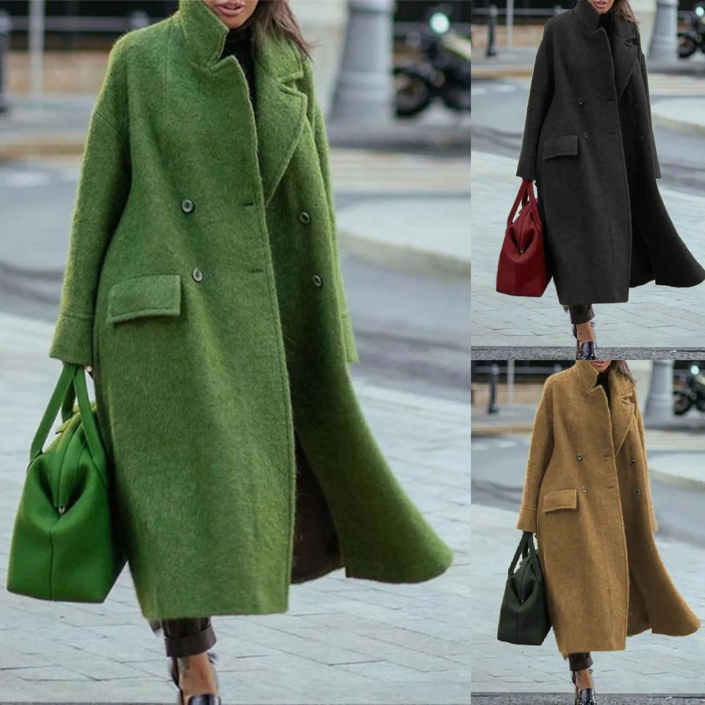 Carolina | Long Knit Coat