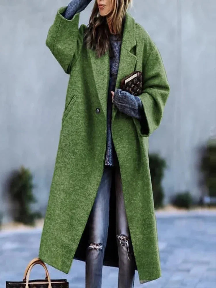 Carolina | Long Knit Coat